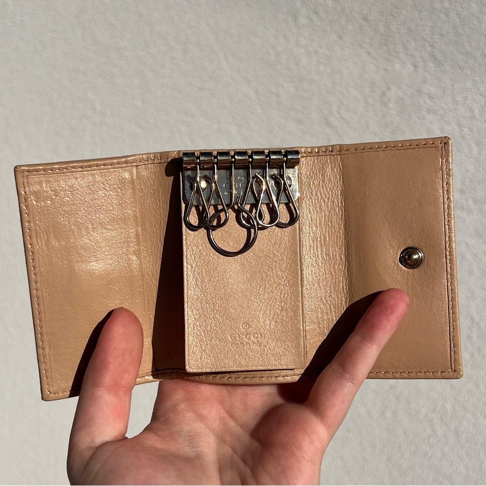 GUCCI Key holder Heart Shimmering Canvas - Picture 4 of 5